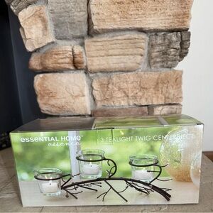 Essential‎ Home Essence 3 Tealight
Twig Centerpiece - NIB + 3 Tealights included
